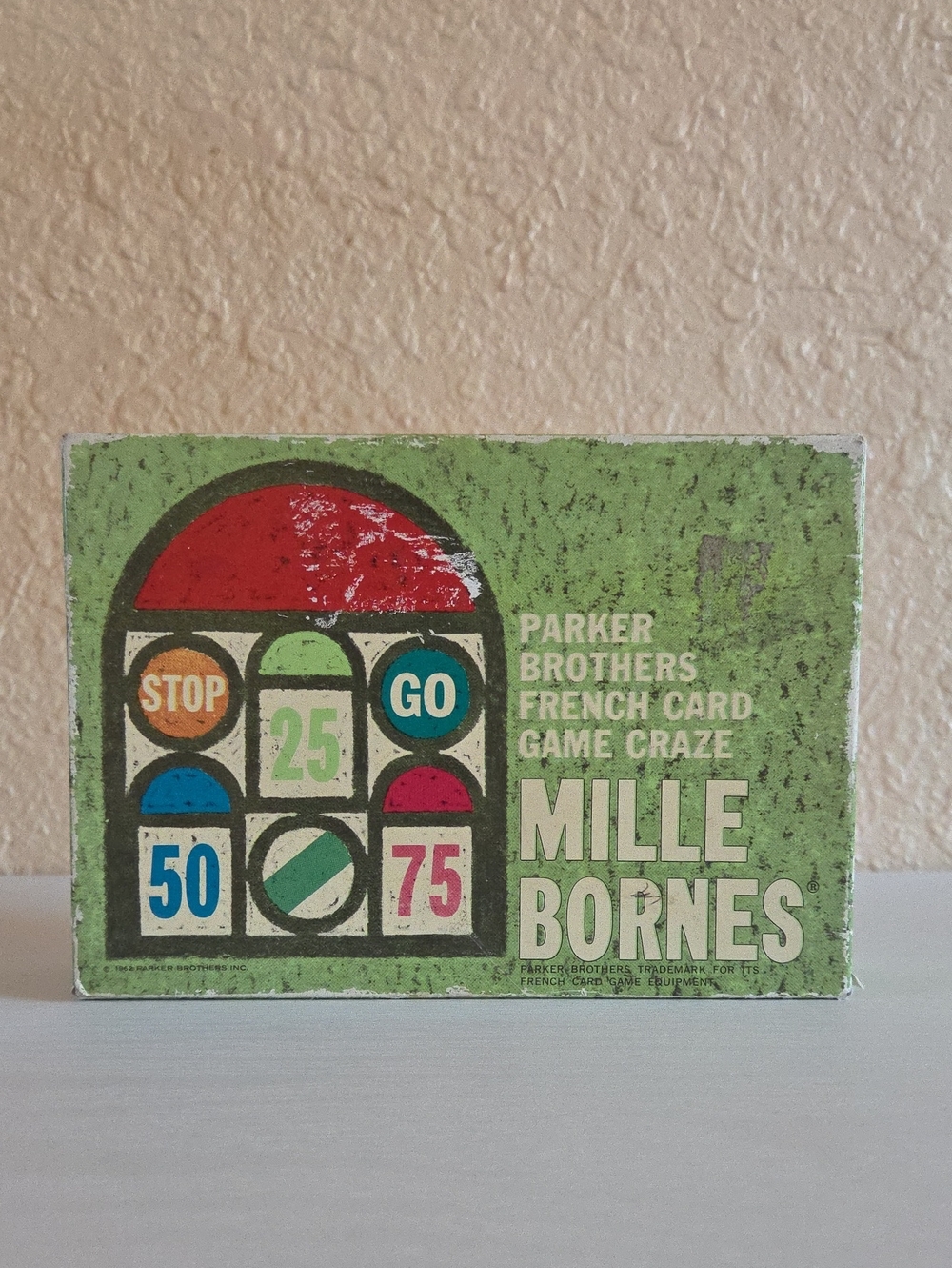 Vintage Parker Brothers Mille Bornes French Card Game • Mid-Century Retro
